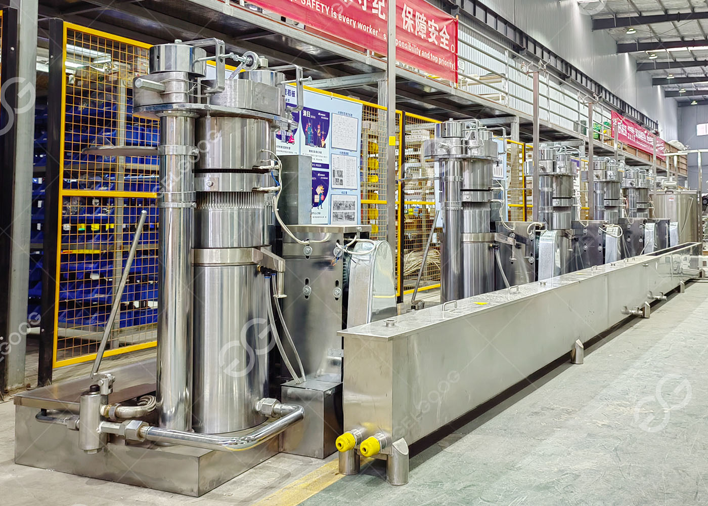 Cocoa Butter Pressing Machines in Factory